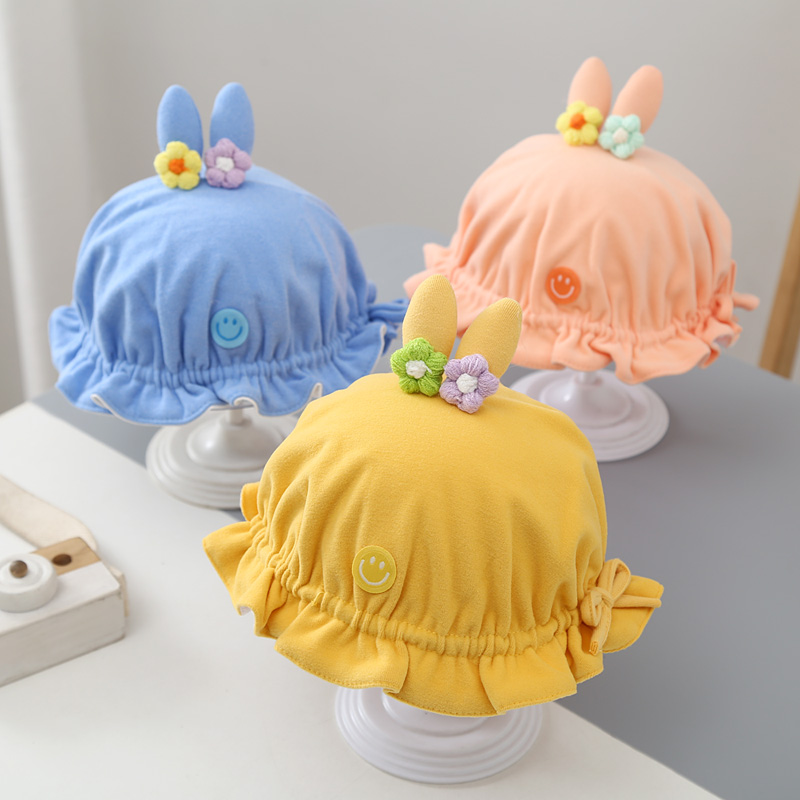 小月龄婴儿胎帽超萌宝宝渔夫帽