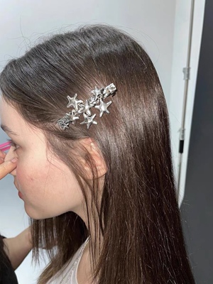 lotsyou同款做旧感星星发夹