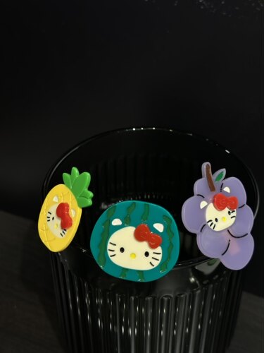 水果kitty超可爱少女发夹