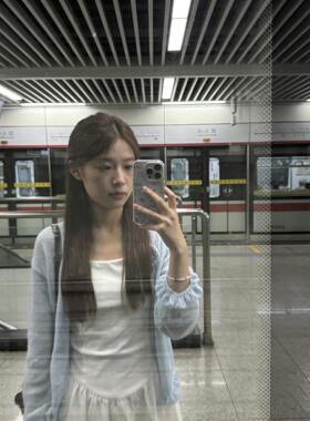 蓝色韩系冰丝薄纱针织防晒开衫女夏吊带裙外搭披肩荷叶边花朵罩衫