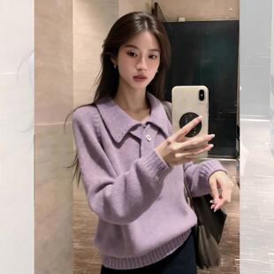 红色过年毛衣女款2026新款冬季多巴胺过年新年穿搭马年本命年衣服