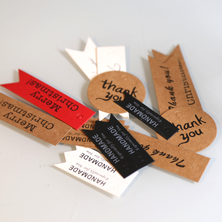 白色卡纸牛皮纸圣诞红黑卡手作