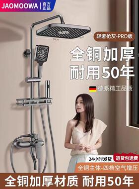 九牧王加厚全铜淋浴花洒套装家用卫浴喷头浴室沐浴卫生间洗浴淋浴