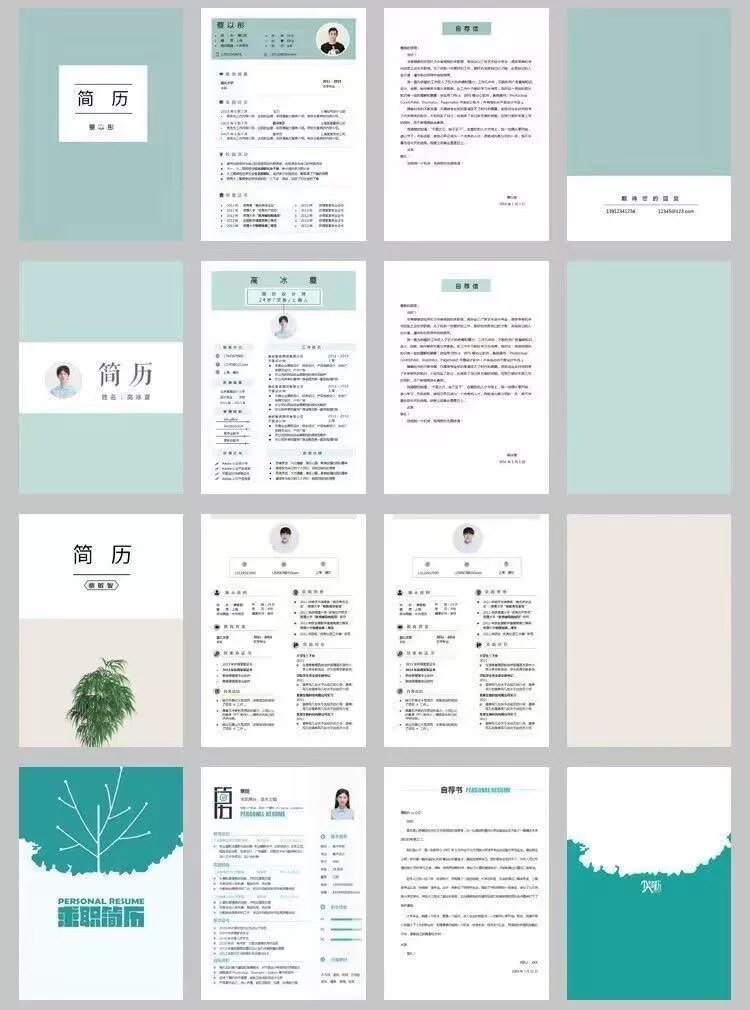 个人简历代制作简历设计简历代写简历润色修改中英文简历排版设计