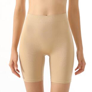 518#3pc Women's High Waist Compression Yoga Shorts White