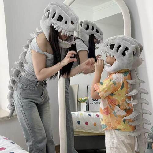 Adults & Kids Halloween Cosplay Dinosaur Costume Set –