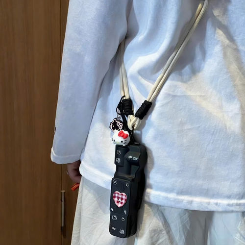 适用于大疆Pocket4保护套pocket3壳斜挎硬壳翻盖防丢可爱云台配件