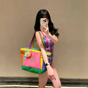 多巴胺防水游泳包女大容量干湿分离游泳收纳洗漱包运动健身手提包