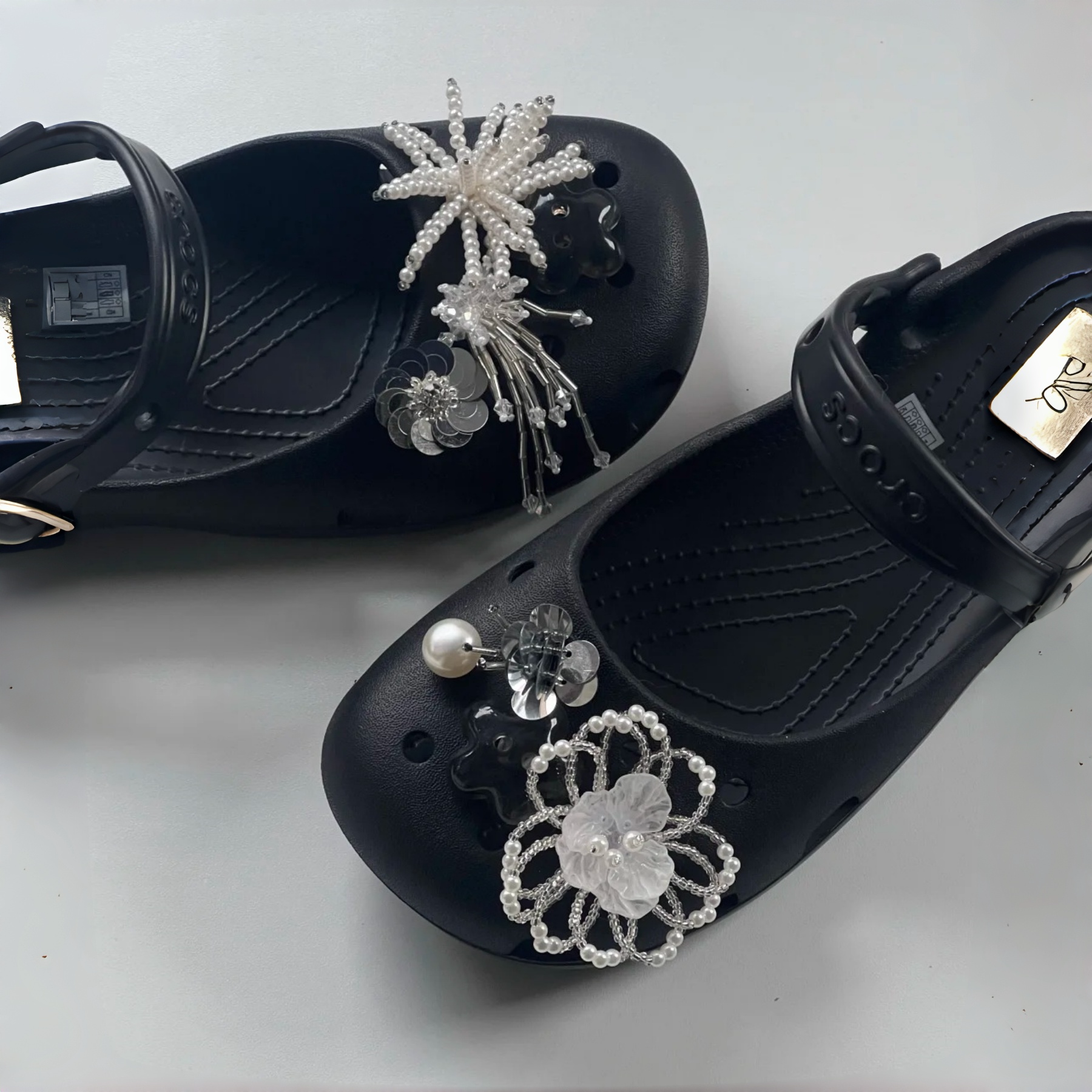 适配卡骆驰crocs芭蕾舞鞋鞋花原创洞洞鞋配饰玛丽珍鞋卡扣diy配件图片