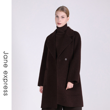 /24年冬季新款百搭乌木棕短款大衣DDY42005