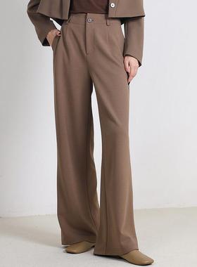 Jane express/简表达25年春季新款直筒裤显瘦休闲百搭CKZ52004