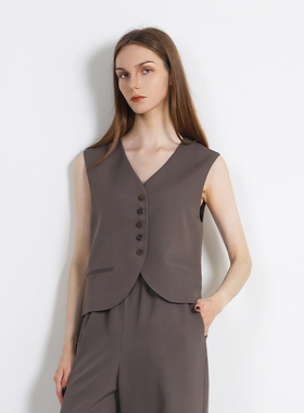 Jane express/25年春季新款西服内搭马甲气质时尚CMJ52002