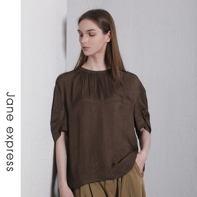 简表达24年夏季新款短袖衬衫