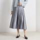 Jane express 简表达百搭半身裙高腰宽松休闲风垂感气质CBQ53002