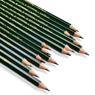 日本进口UNI铅笔三菱进口铅笔9800素描铅笔 设计绘图铅笔 初学中小学生写字木头铅笔 美术画室HB/2B素描铅笔