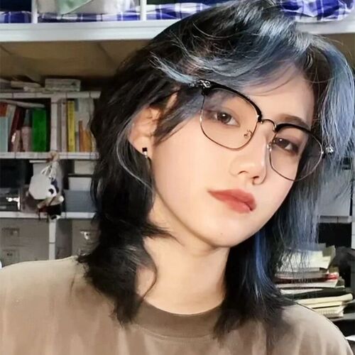斯文半框素颜防蓝光眼镜女近视镜