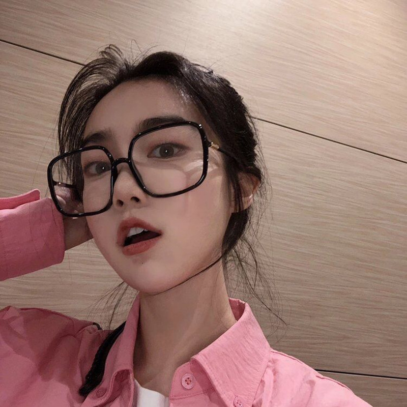 复古INS网红同款街拍女眼镜框