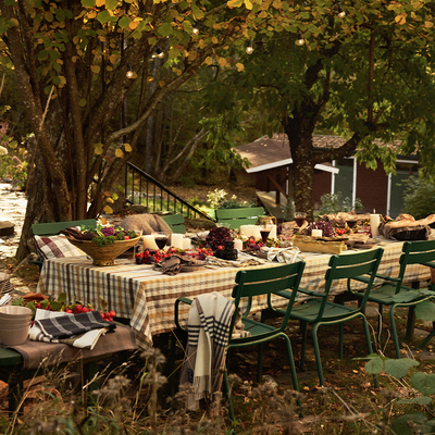 Lexington棉麻彩色格纹桌布棉麻方形格纹餐巾黑白格纹围裙家用