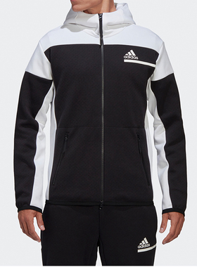 Adidas/阿迪达斯正品 秋季新款男子连帽运动服休闲外套 GM6533