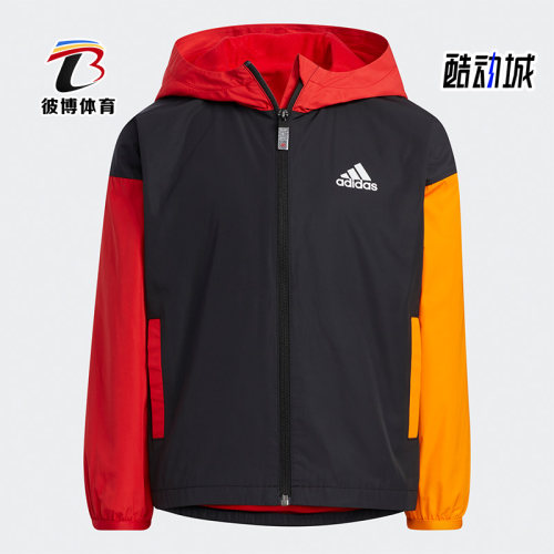 Adidas/阿迪达斯小童连帽外套