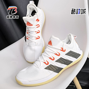 男鞋 Adidas 新款 低帮运动训练羽毛球鞋 阿迪达斯正品 FZ4678