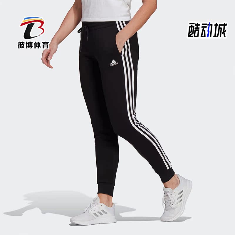 阿迪达斯女子加绒运动针织长裤