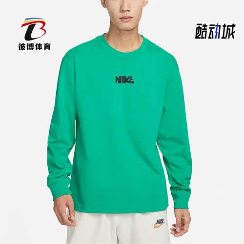 Nike/耐克正品冬季新款男子运动休闲印花长袖T恤FN0253-324