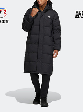 Adidas/阿迪达斯正品冬季新款男女运动保暖连帽羽绒服HZ5345