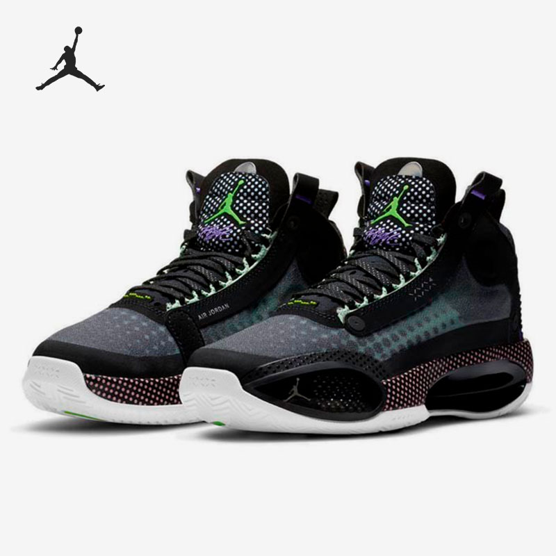 Nike/耐克正品Jordan AJ34女子GS大童运动篮球鞋BQ3384-013