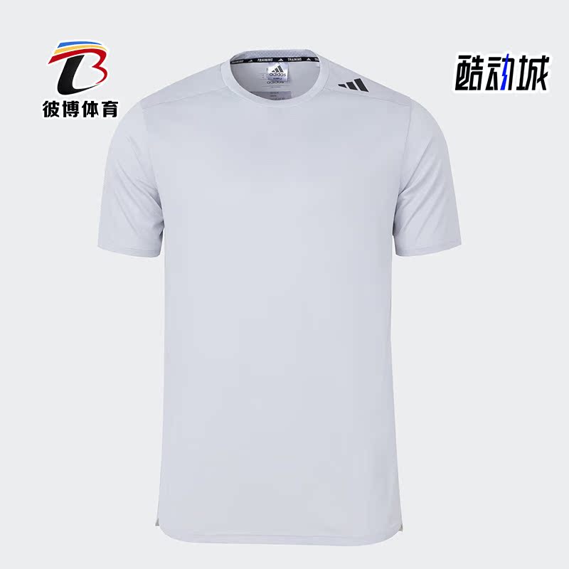 阿迪达斯男士运动休闲短袖