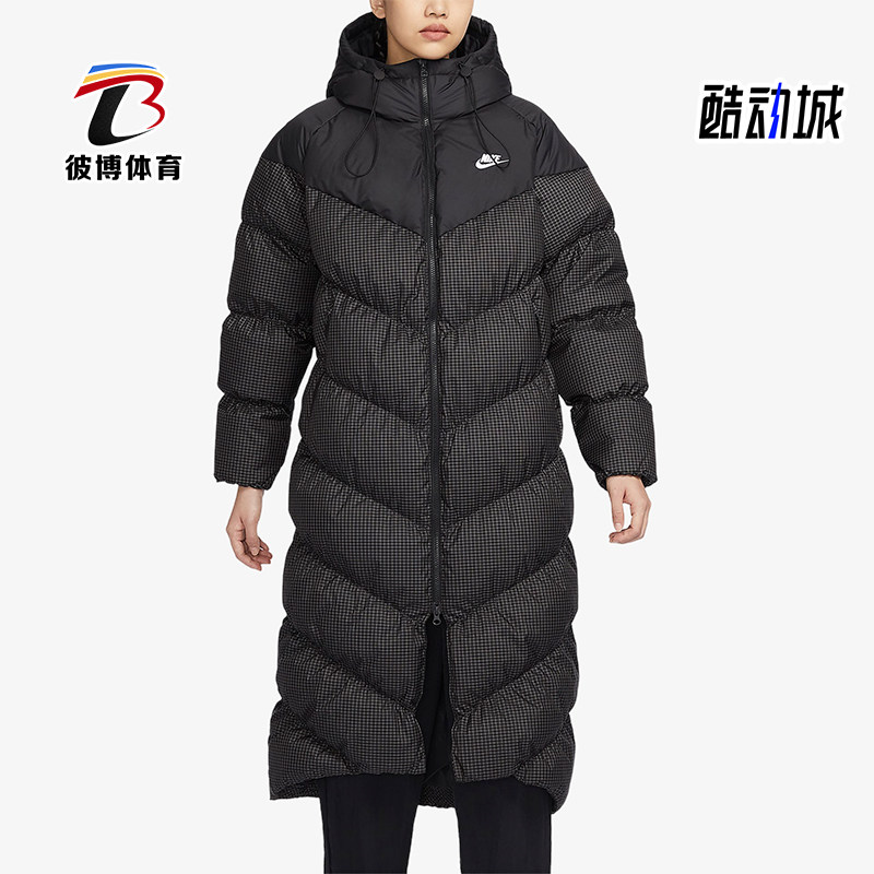 耐克正品女子宽松运动羽绒服