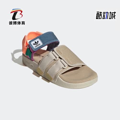 阿迪达斯三叶草男女运动凉鞋