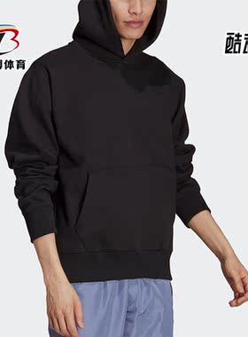 Adidas/阿迪达斯正品三叶草冬季男子宽松运动连帽卫衣 H11377