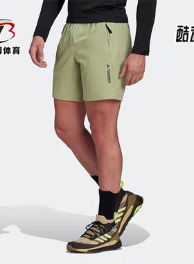 Adidas/阿迪达斯正品TERREX新款夏季户外男子运动健身短裤 H51496