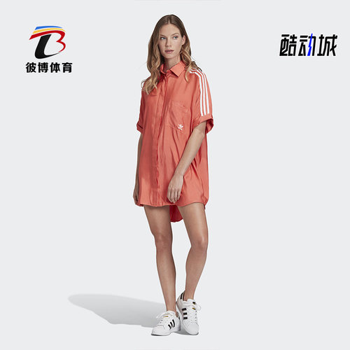 ADIDAS正品三叶草运动连衣裙
