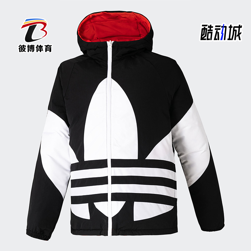Adidas正品男子冬季休闲羽绒服