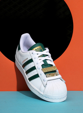 Adidas/阿迪达斯正品三叶草新款女子运动休闲贝壳头滑板鞋 H03909