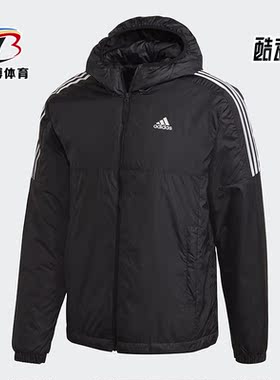 Adidas/阿迪达斯正品秋冬新款男子运动服连帽防风棉服GH4601