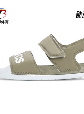 Adidas/阿迪达斯正品NEO男女鞋新款低帮魔术贴休闲运动凉鞋F35414