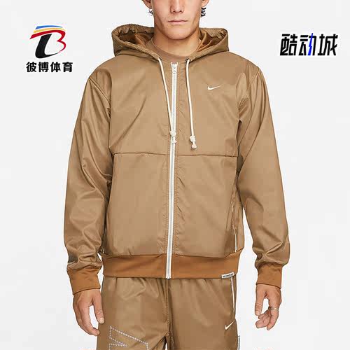Nike/耐克正品冬季新款男子篮球运动加绒连帽外套DQ6185-258
