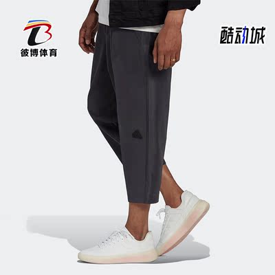 阿迪达斯男子舒适运动九分裤