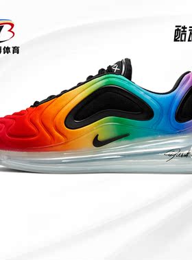 Nike/耐克正品 Air Max 720 Be True 彩虹 男女跑步鞋CJ5472-900
