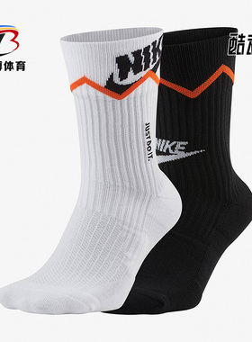Nike/耐克正品新款男女U SNKR SOX CREW 2PR JDI休闲袜CU8319-902