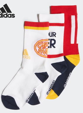 Adidas/阿迪达斯正品 中性小童MARVEL CM CR S 袜子 EC3043