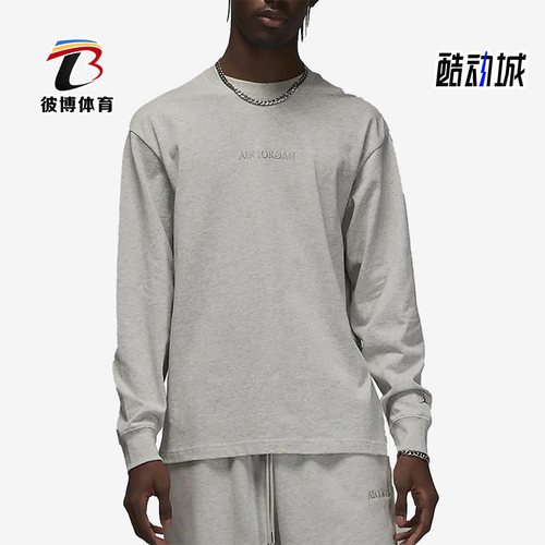 Nike/耐克正品Air Jordan男子刺绣圆领套头长袖T恤FJ0703-050