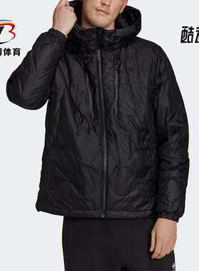 Adidas/阿迪达斯正品三叶草DOWN QUILT PUFF男子运动羽绒服H13586