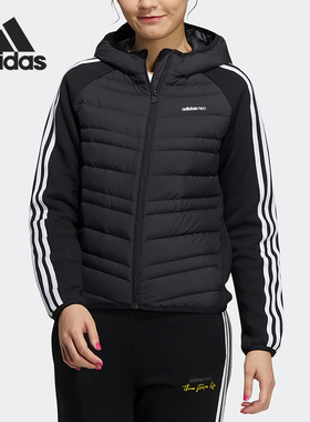阿迪达斯女士正品运动羽绒服清仓特价H45296【亚洲码】