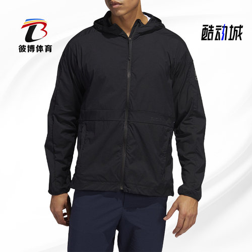 阿迪达斯男子连帽休闲夹克