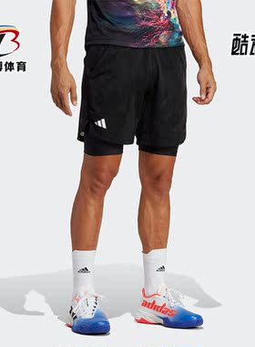 Adidas/阿迪达斯正品新款男子透气休闲运动训练短裤HT7218