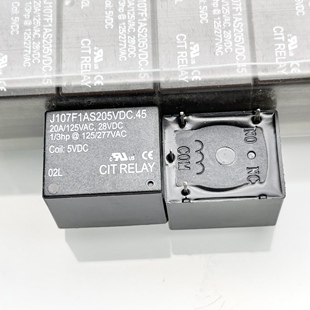 原装 包邮 T73型 J107F1AS205VDC.45 5VDC 继电器 DC5V 20A 4脚